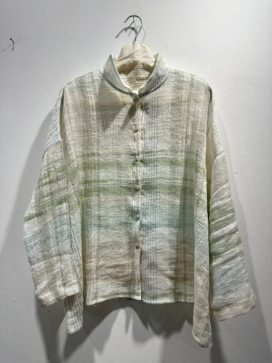 MAMA B - Camicia over misto lino Pirri, Camp