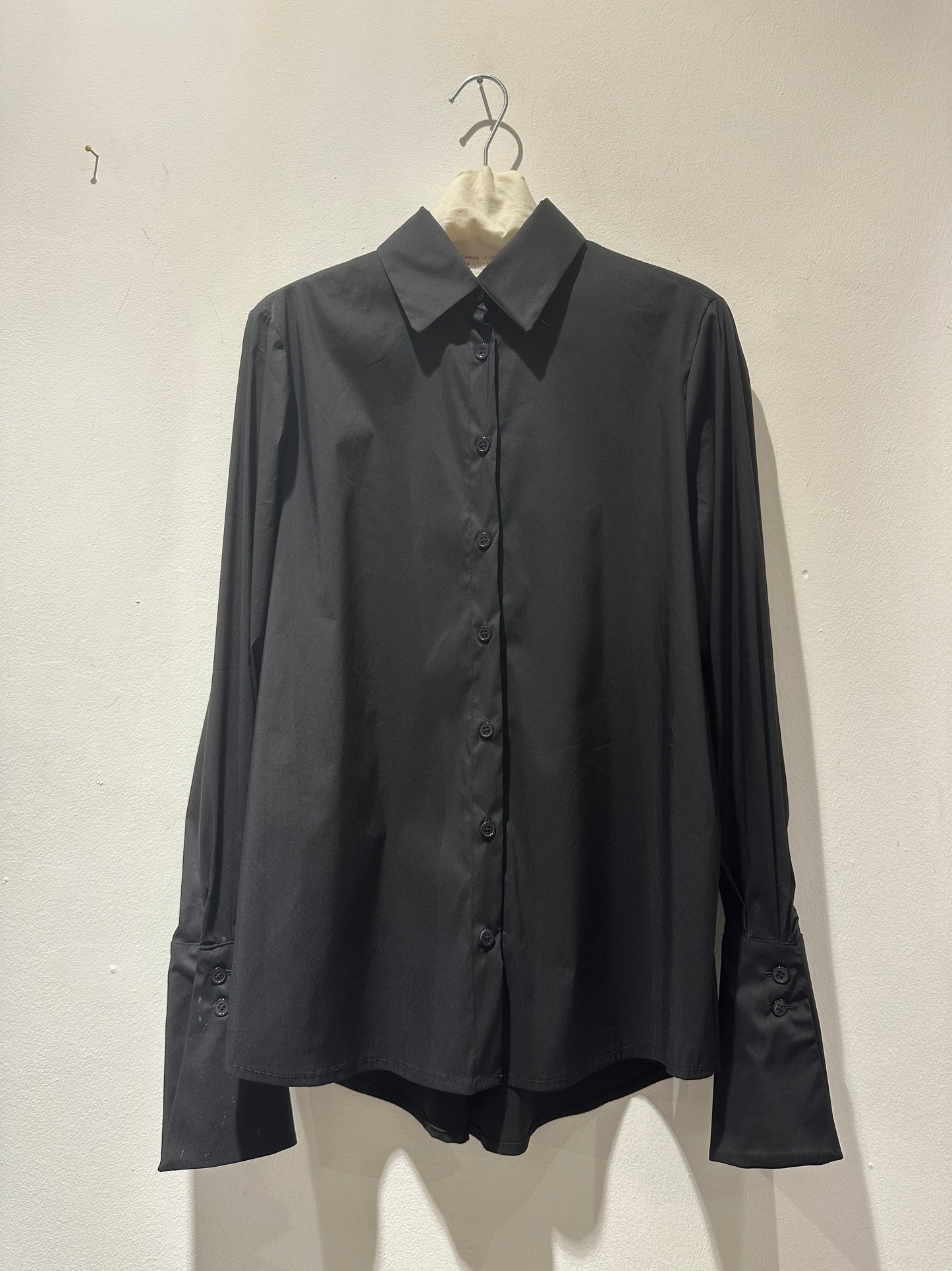 JM Design - Camicia polso alto, Nero