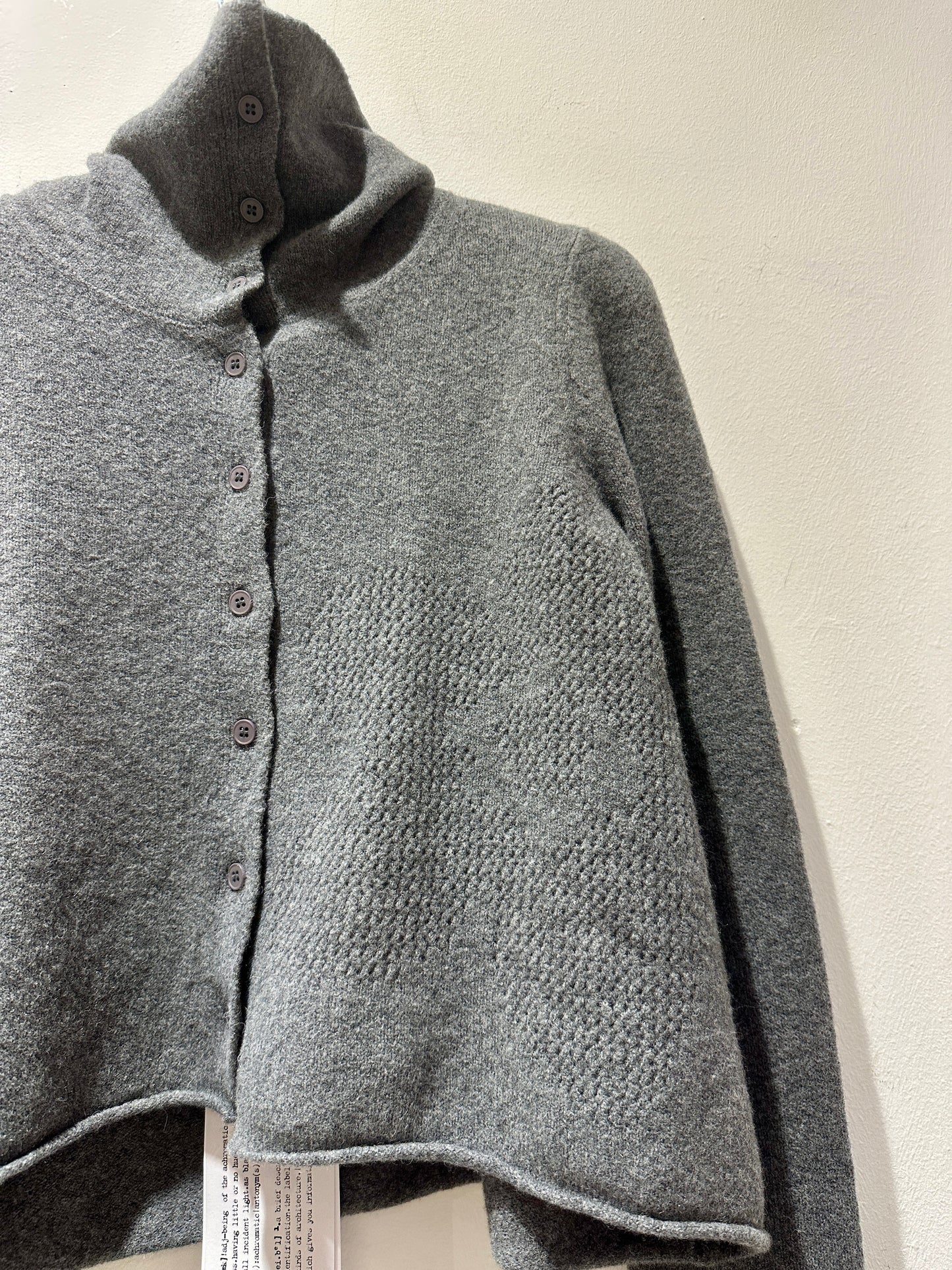 RUNDHOLZ - Cardigan misto cotone e lana, Grey