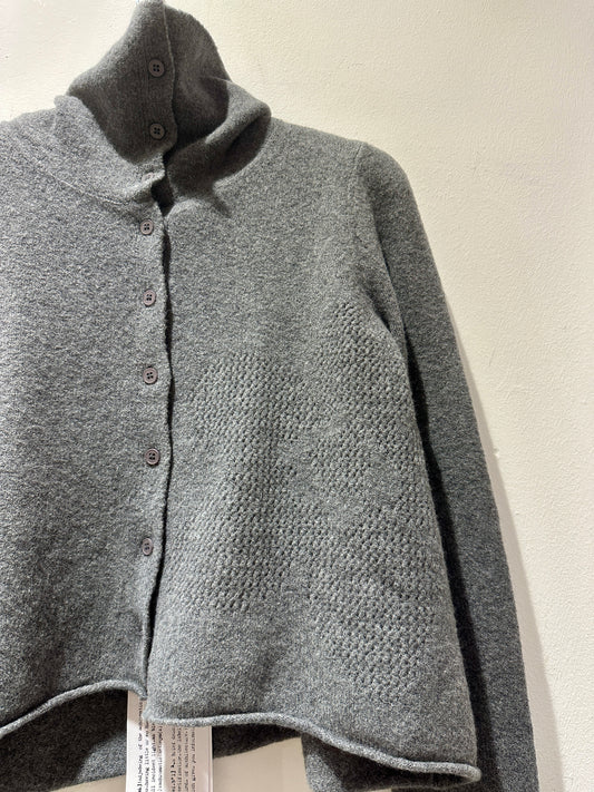 RUNDHOLZ - Cardigan misto cotone e lana, Grey
