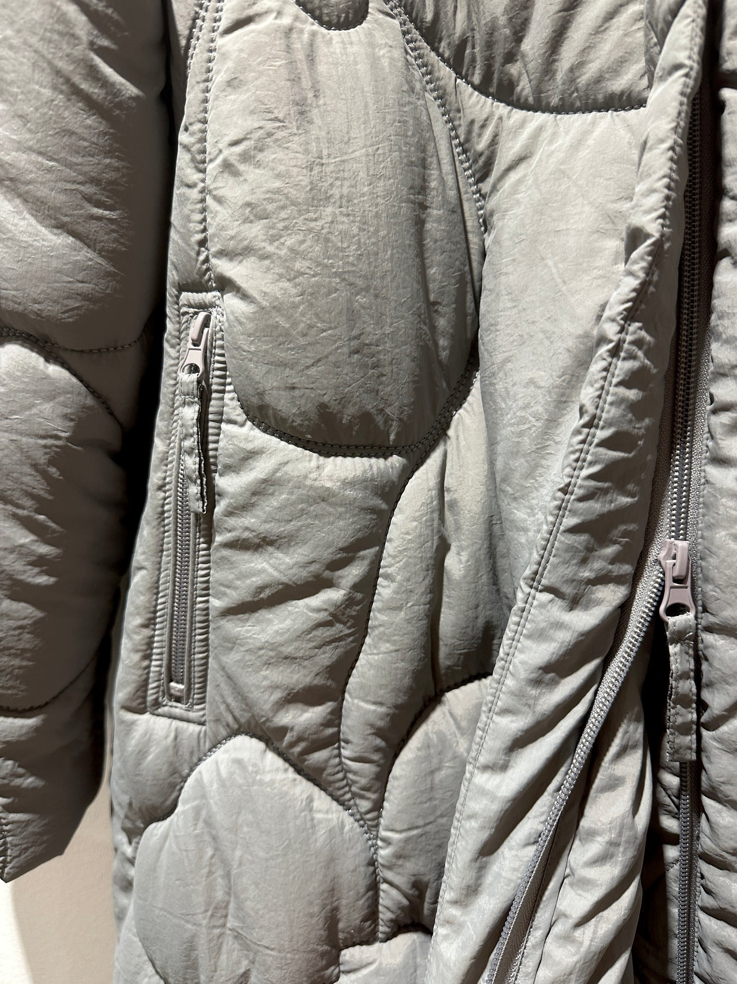 RUNDHOLZ - Piumino lungo imbottito, Grey