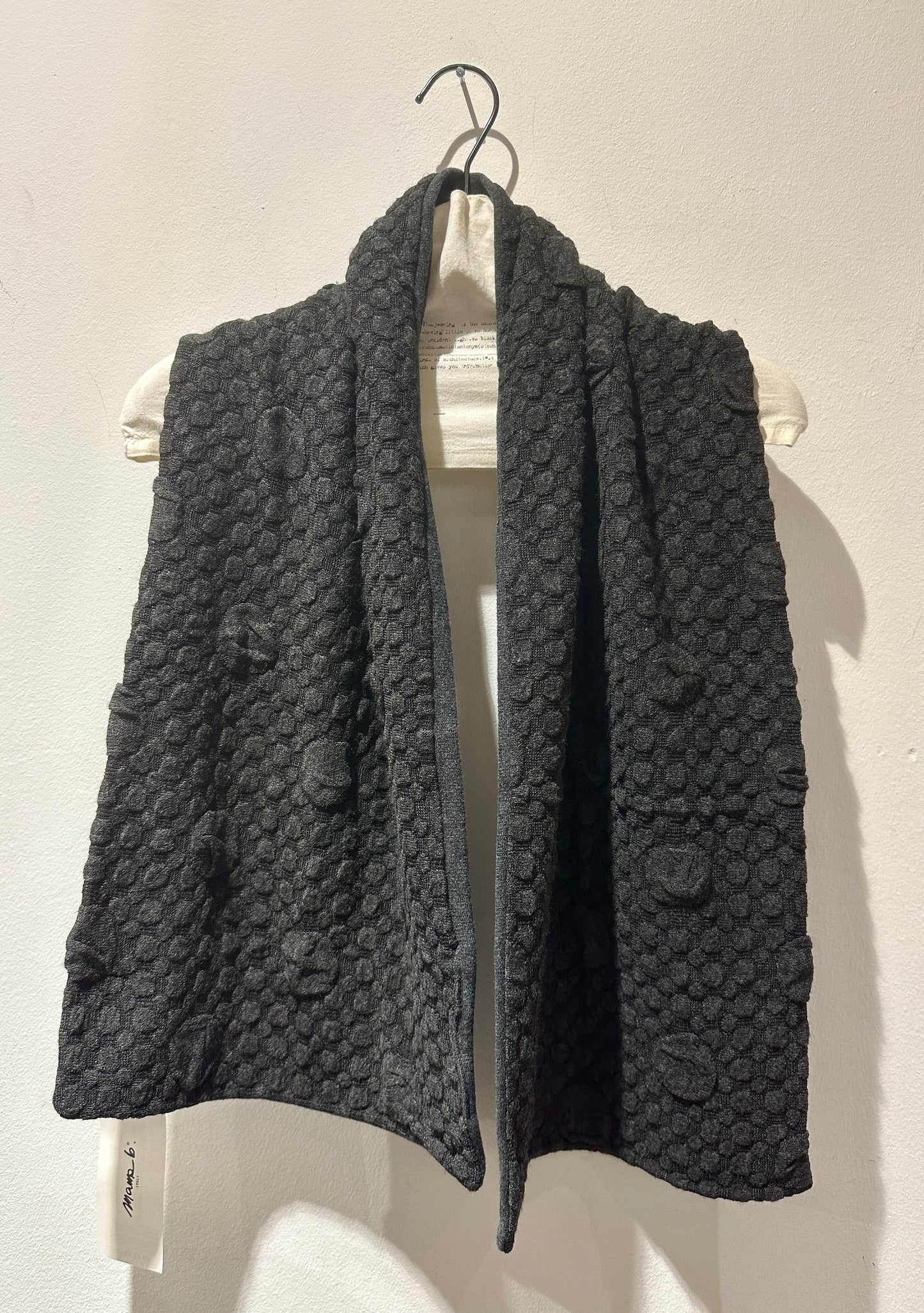 MAMA B - Sciarpa Luce, Bolla Antracite