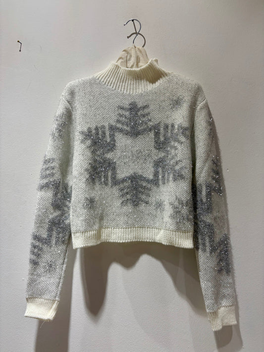 SUSY MIX - Maglione fiocco di neve, Bianco