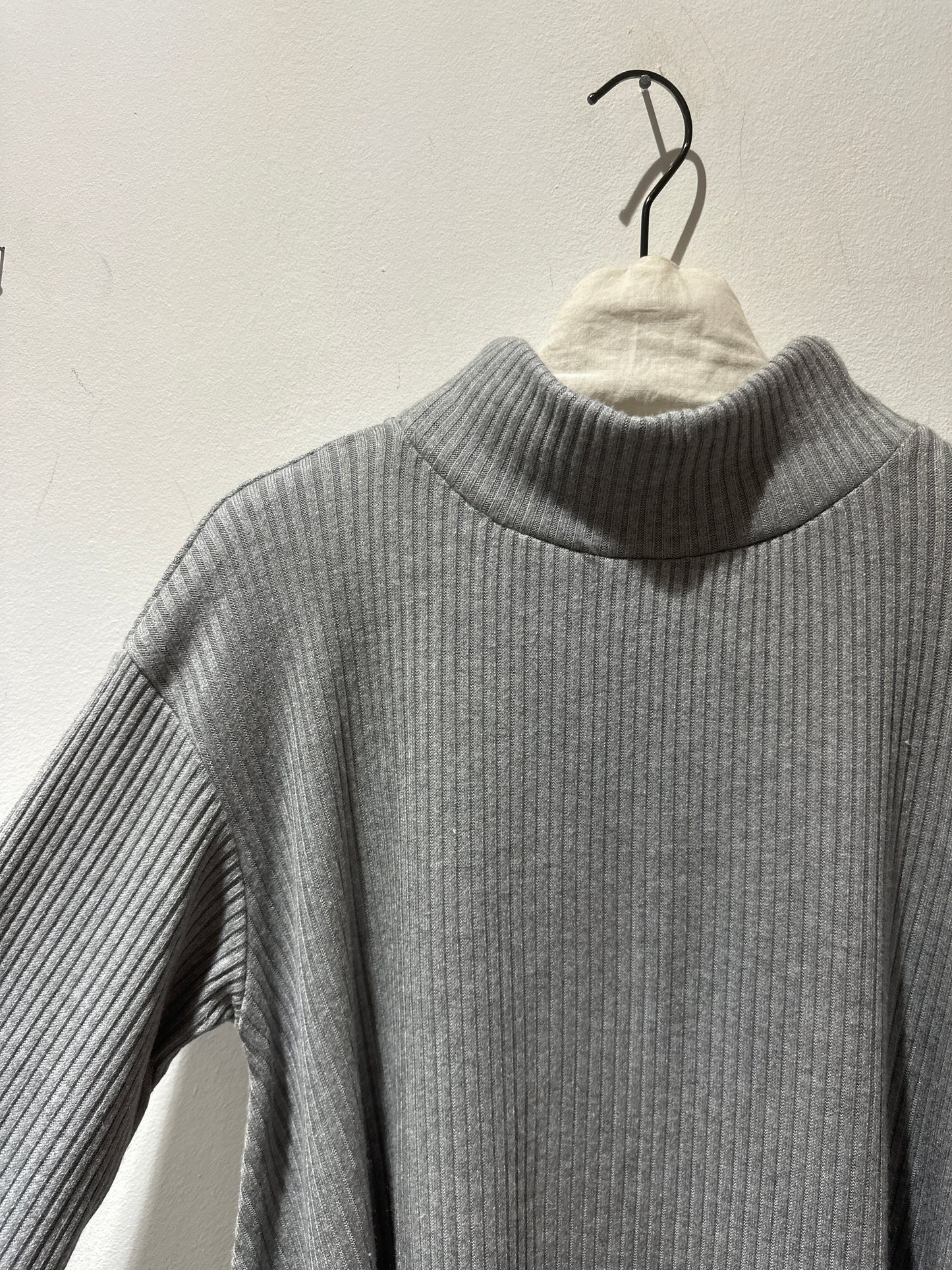 ThiPo - Dolcevita a costine, Grigio