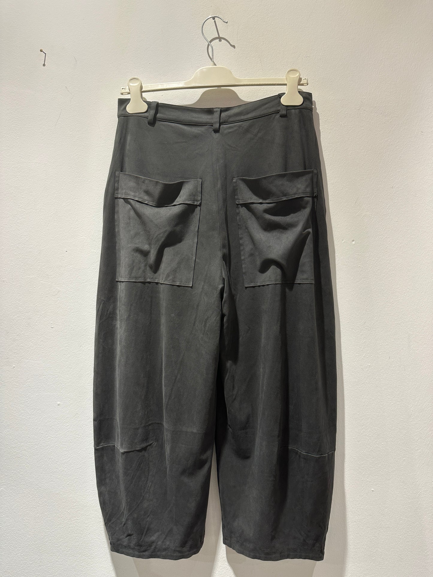 RUNDHOLZ - Pantalone in cupro, Grey