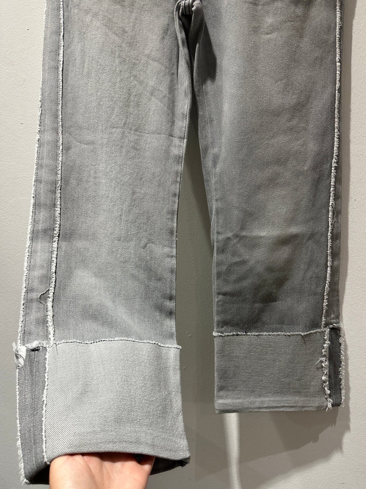 ALESSIA SANTI - Jeans con risvolto, grigio