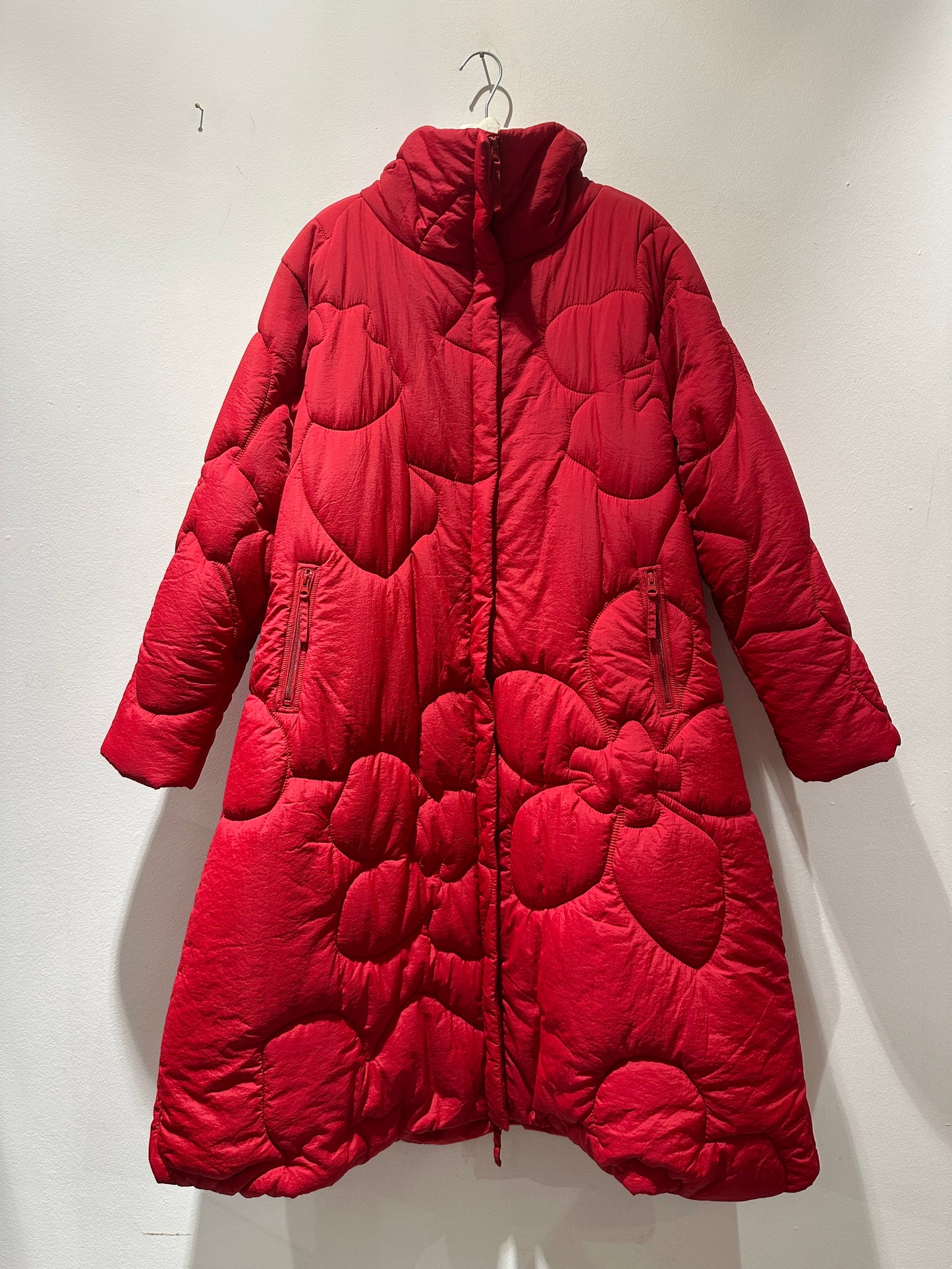 RUNDHOLZ - Piumino lungo imbottito, Red