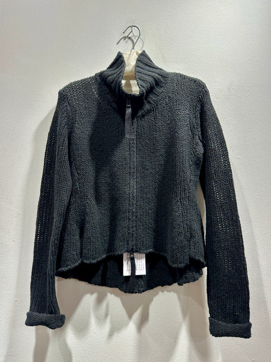 RUNDHOLZ - Cardigan con zip, Black