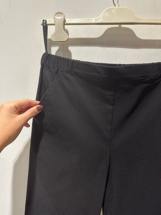 MANESERA - Pantalone a trombetta, Nero