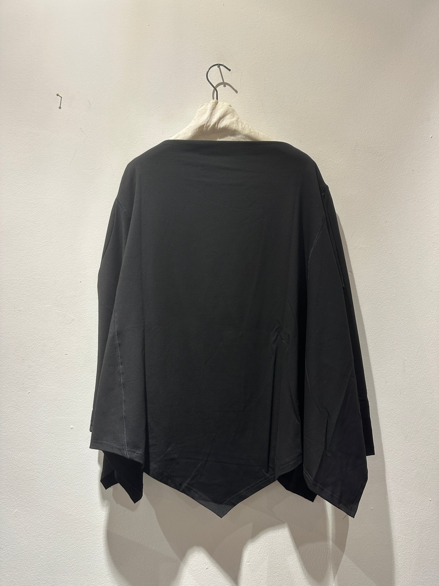 JM Design - Maglia over con collo a cratere, Nero