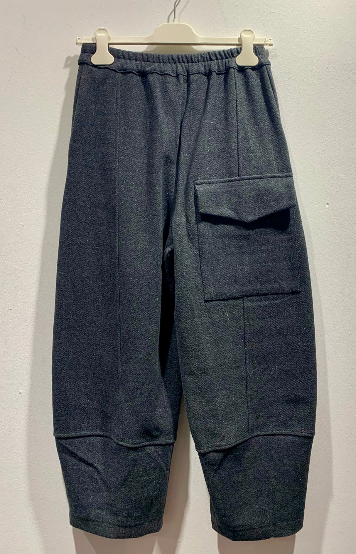 MAMA B - Pantalone Mira J, Check Antracite