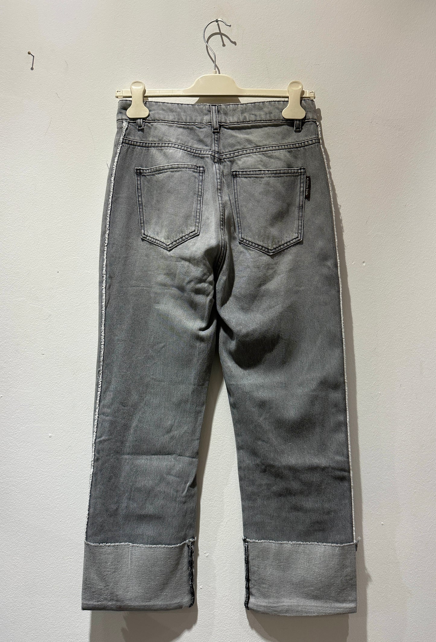 ALESSIA SANTI - Jeans con risvolto, grigio