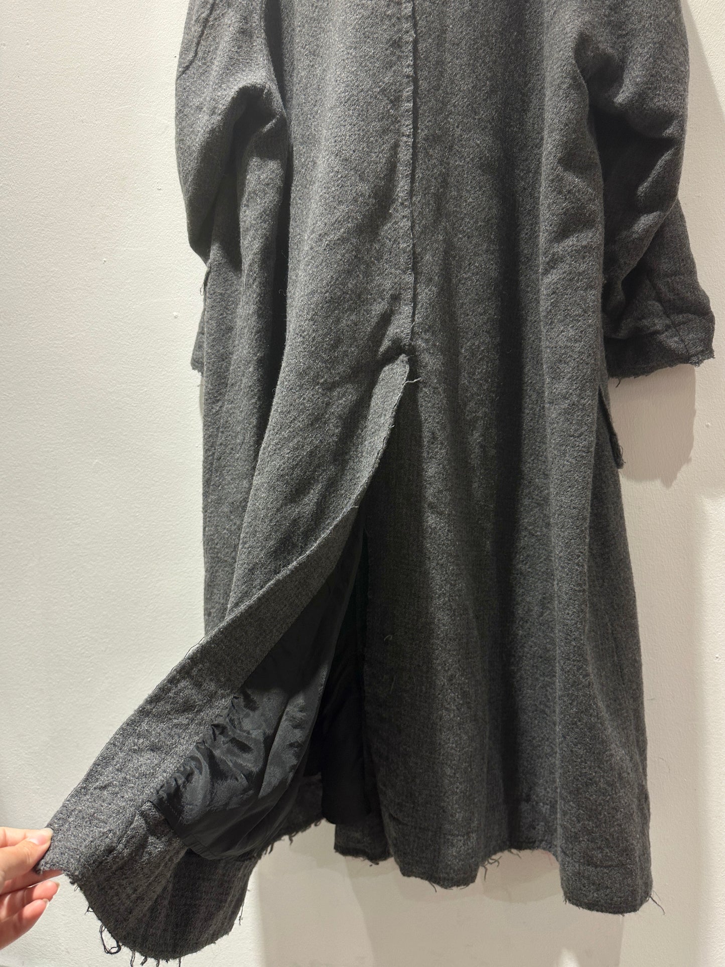 RUNDHOLZ - Cappotto lungo in lana, Grey