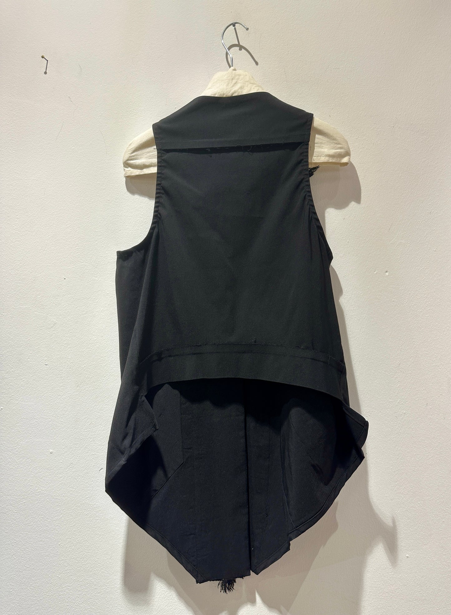 MANESERA - Gilet Fil Coupè, Nero