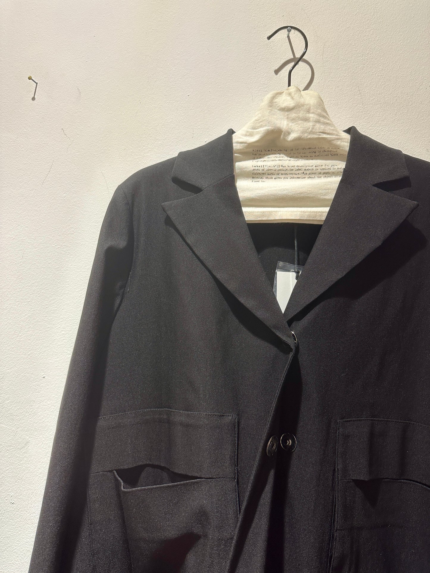 JM Design - Giacca con tasche applicate, Nero