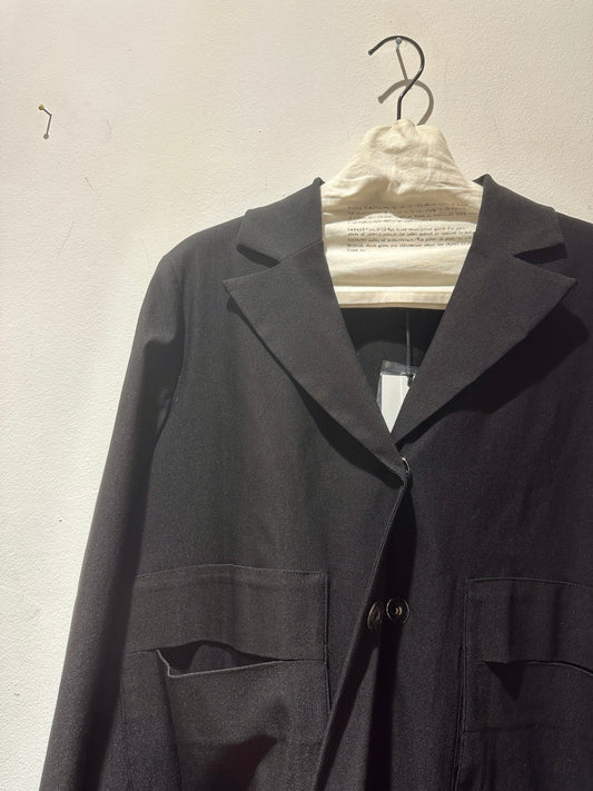 JM Design - Giacca con tasche applicate, Nero