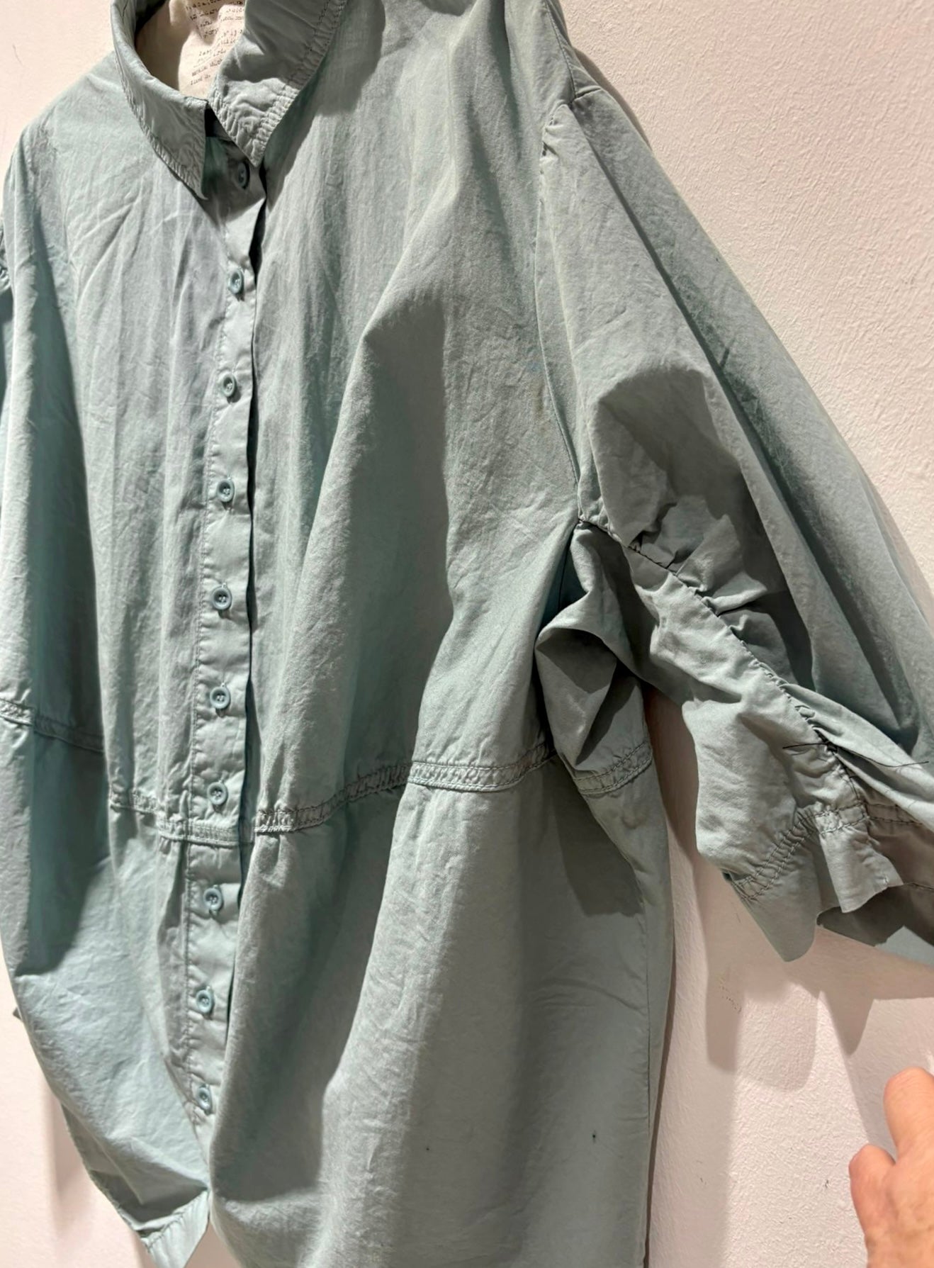 RUNDHOLZ - Blusa over, Mint