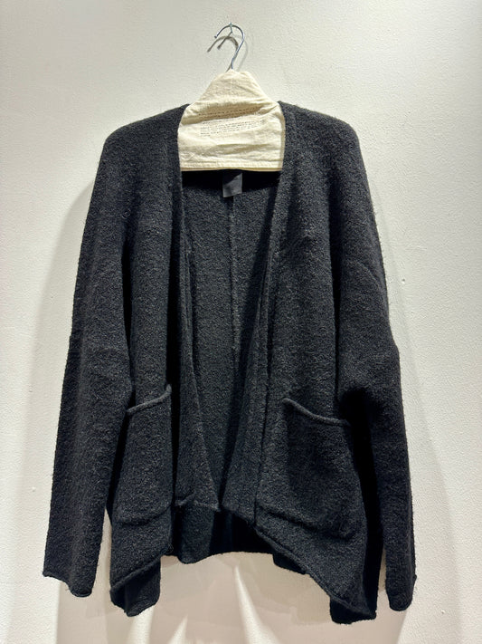 RUNDHOLZ - Cardigan morbido, Black