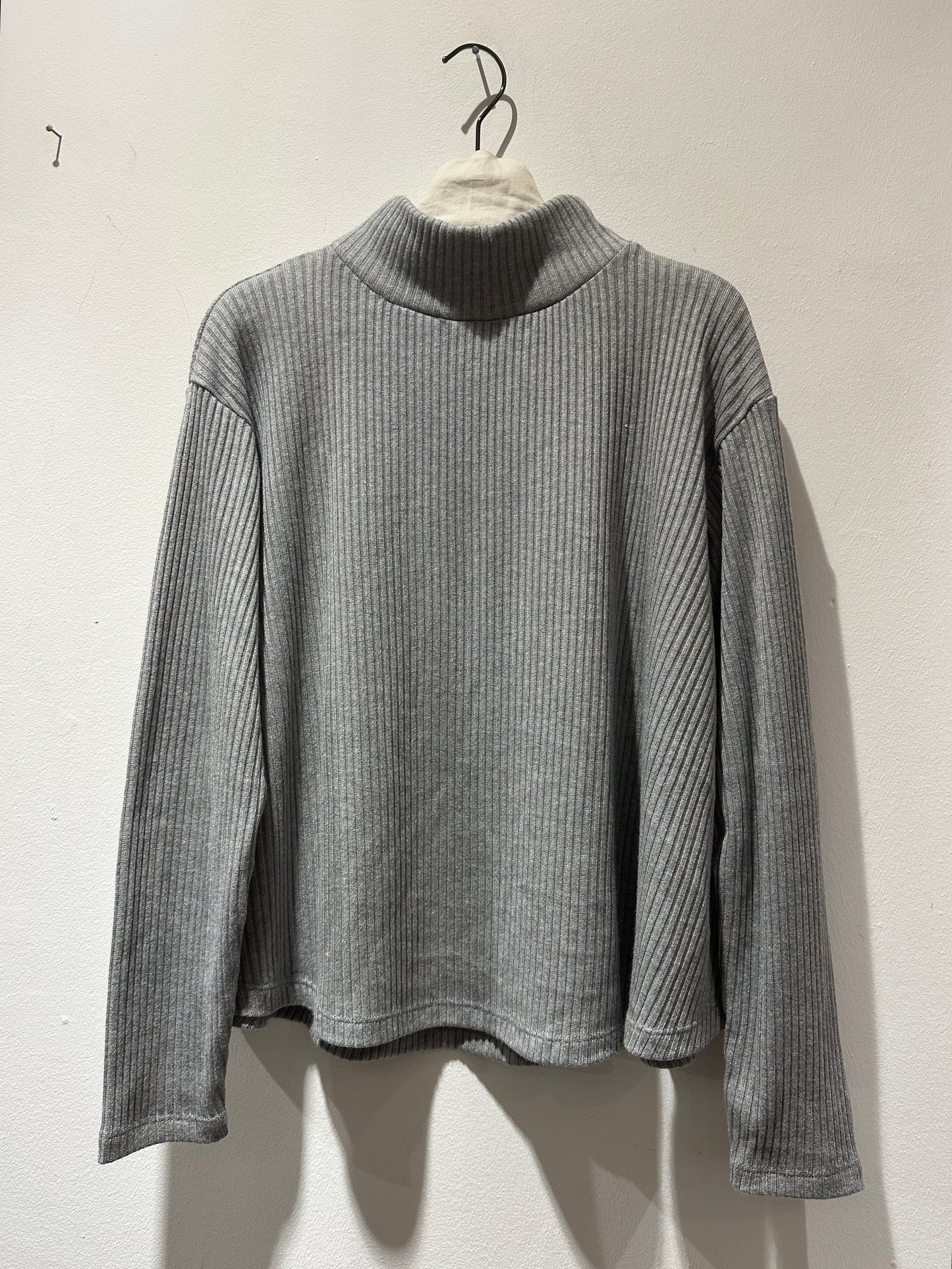 ThiPo - Dolcevita a costine, Grigio