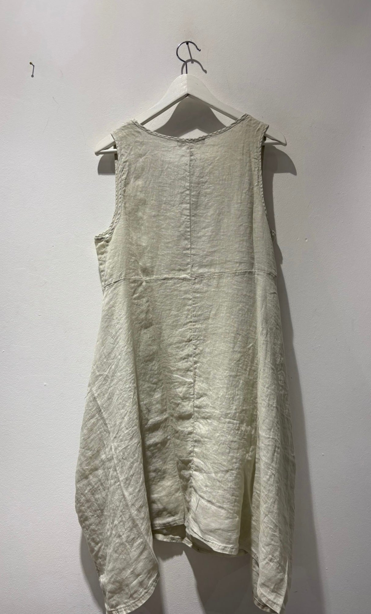 MAMA B - Abito Lime L in lino, Calce