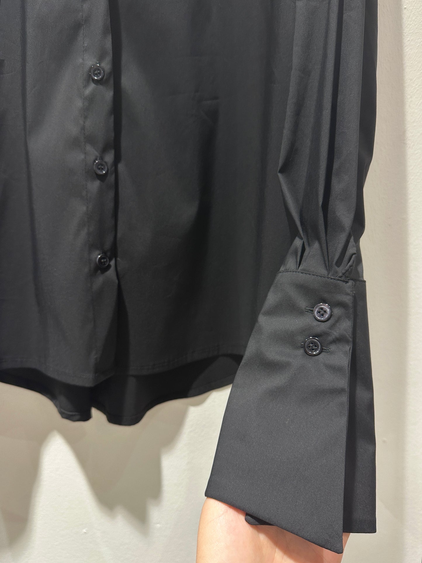 JM Design - Camicia polso alto, Nero