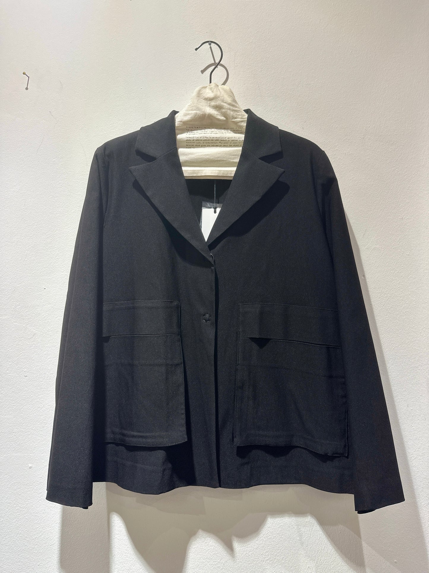 JM Design - Giacca con tasche applicate, Nero