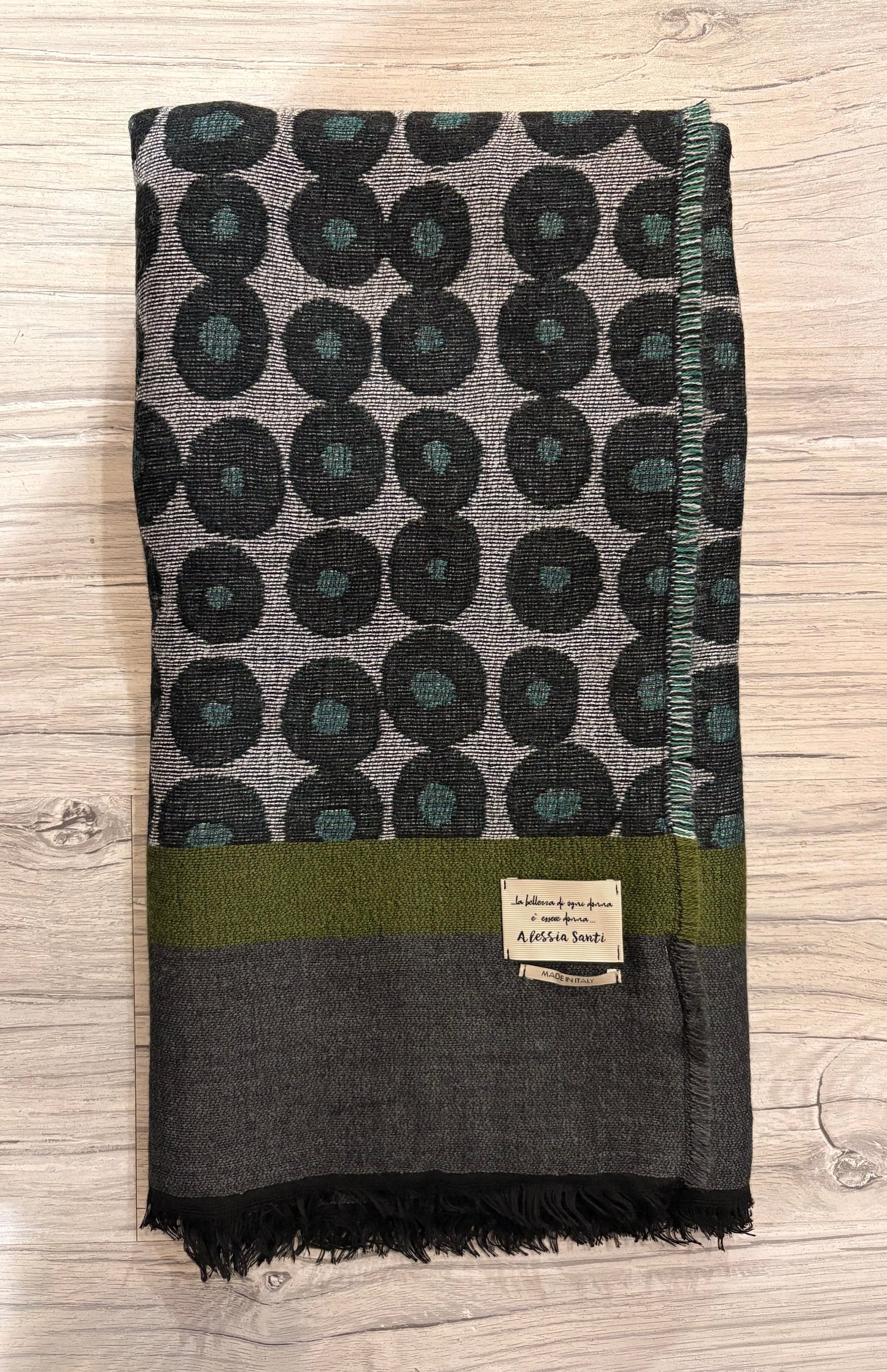 ALESSIA SANTI - Sciarpa quadrata, Verde