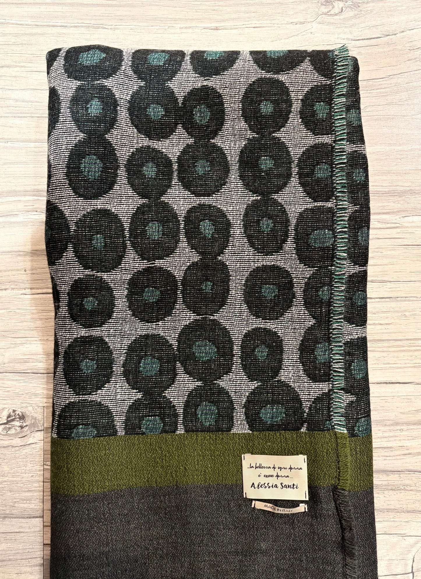 ALESSIA SANTI - Sciarpa quadrata, Verde