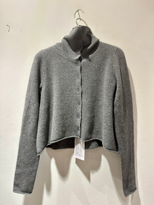 RUNDHOLZ - Cardigan misto cotone e lana, Grey