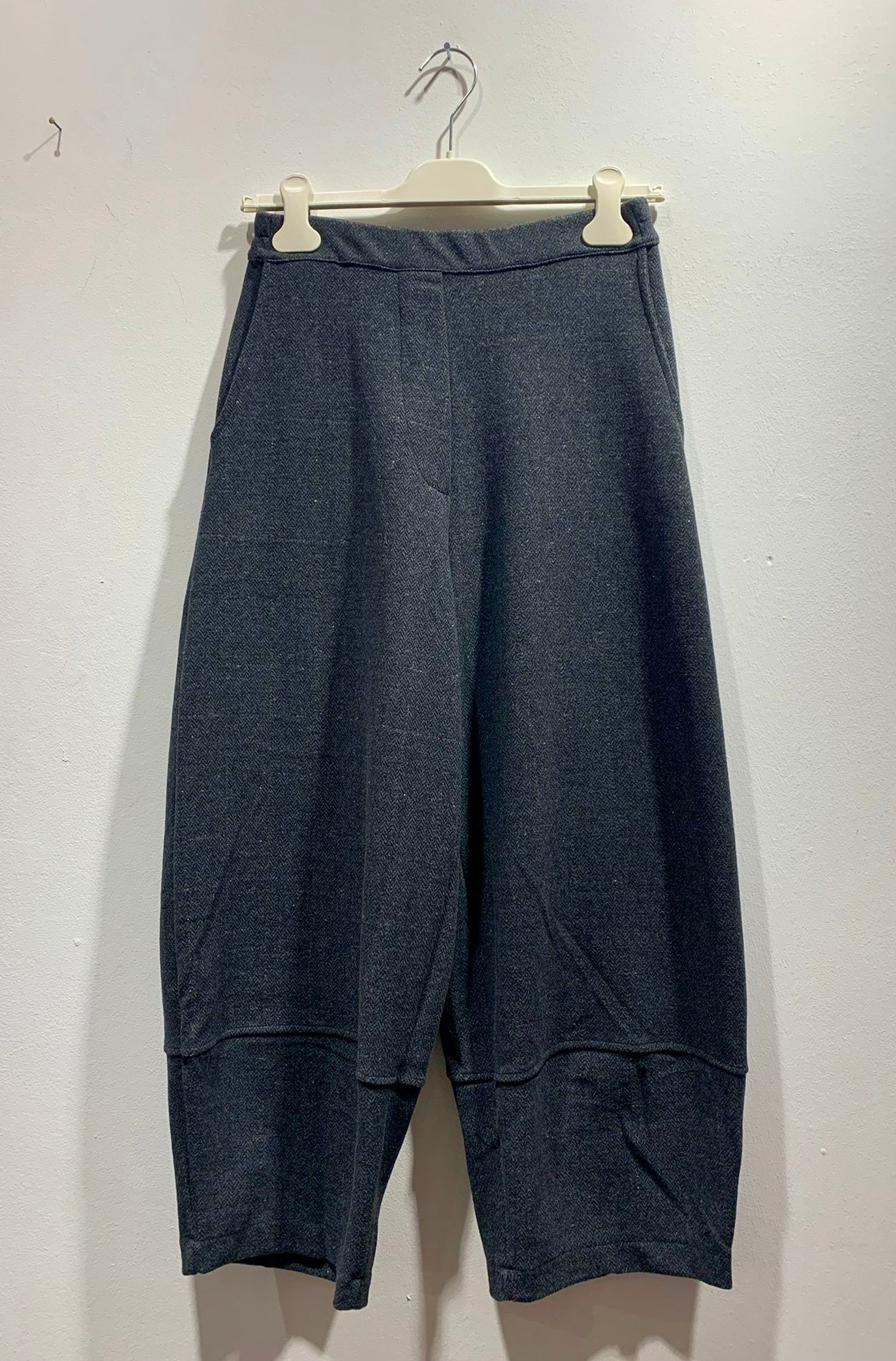 MAMA B - Pantalone Mira J, Check Antracite