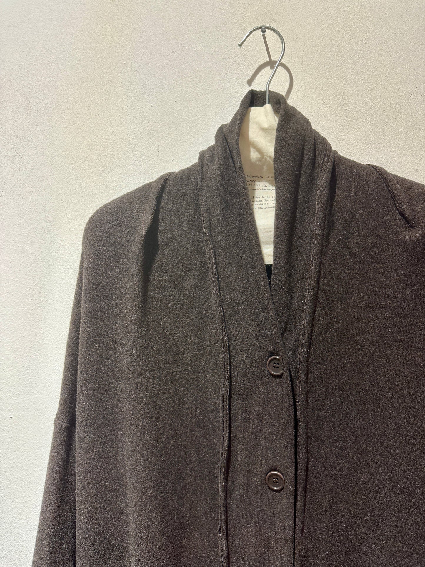 MANESERA - Cardigan in caldo cotone, Moro