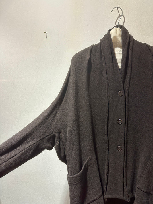 MANESERA - Cardigan in caldo cotone, Moro