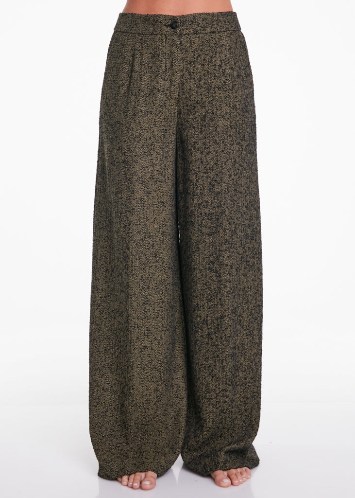 ALESSIA SANTI - Pantalone spigato, Verde