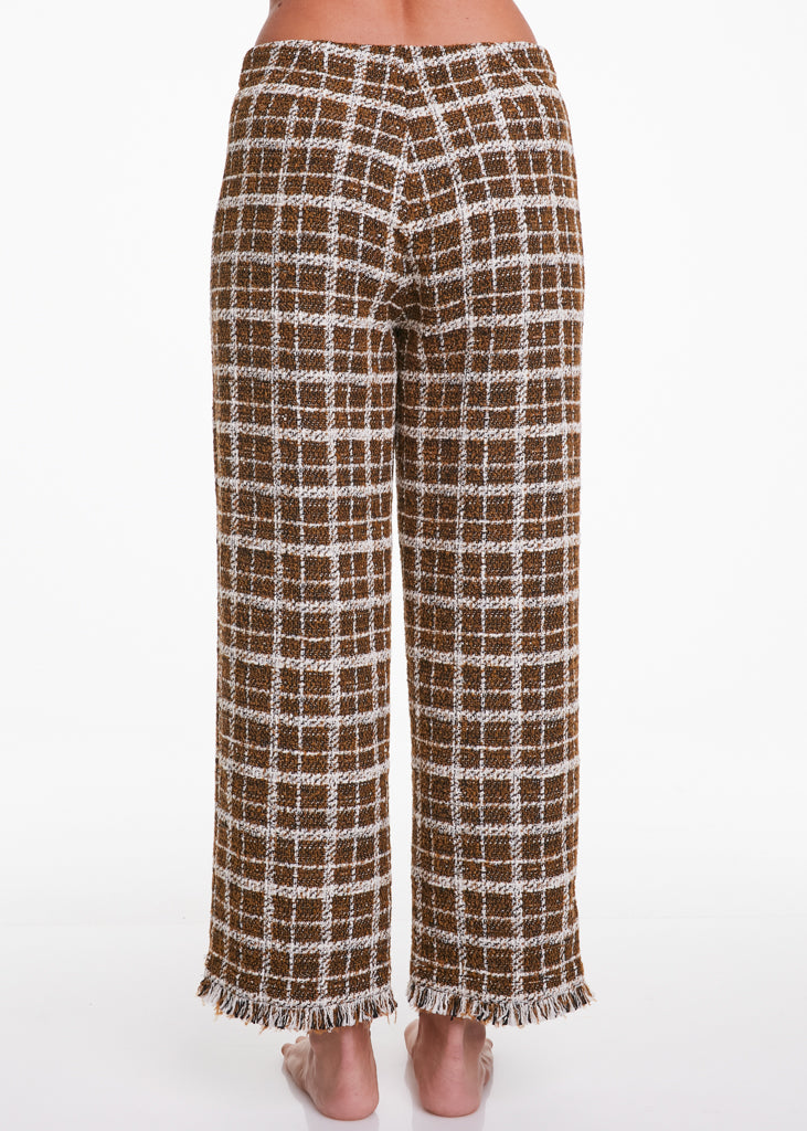 ALESSIA SANTI - Pantalone pied de poule, Verde