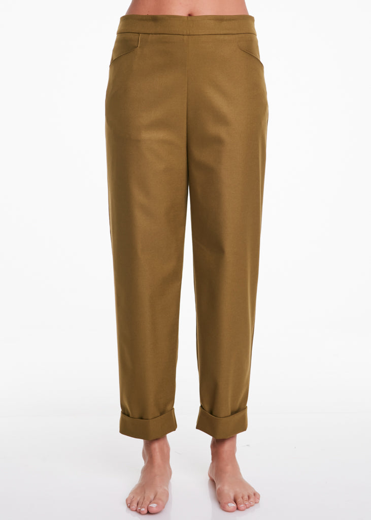 ALESSIA SANTI - Pantalone dritto, Verde