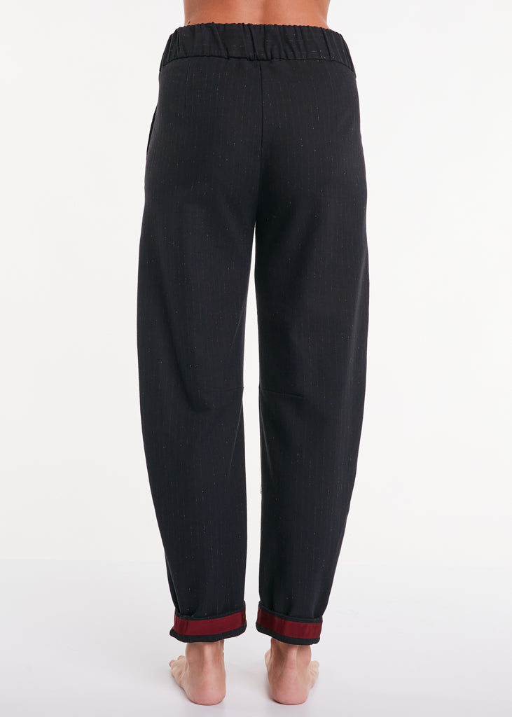 ALESSIA SANTI - Pantalone gessato, Blu