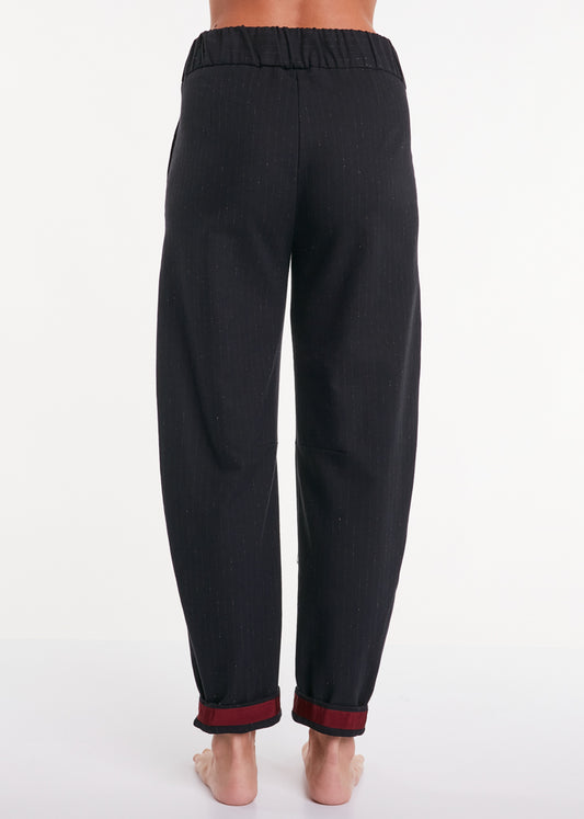 ALESSIA SANTI - Pantalone gessato, Blu