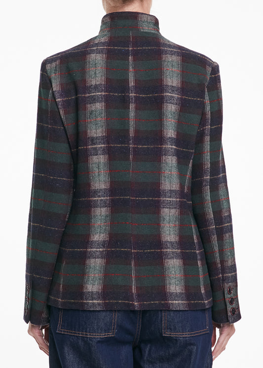ALESSIA SANTI - Giacca fantasia scozzese