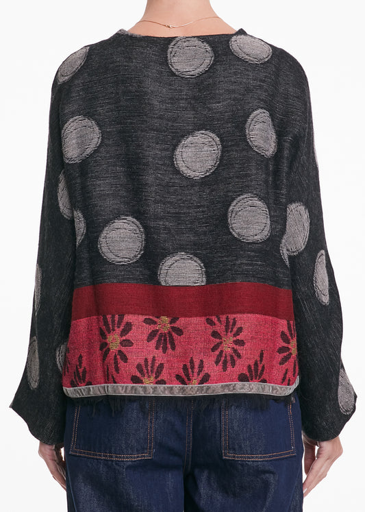 ALESSIA SANTI - Giacca fantasia, Nero