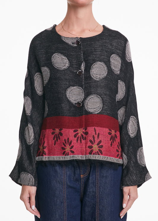 ALESSIA SANTI - Giacca fantasia, Nero