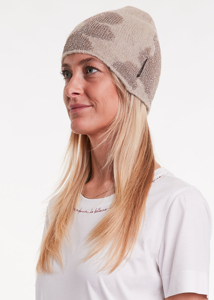 ALESSIA SANTI - Berretto lurex, Beige