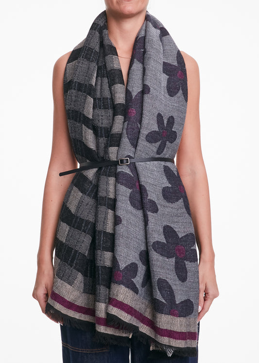 ALESSIA SANTI - Sciarpa rettangolare, Viola