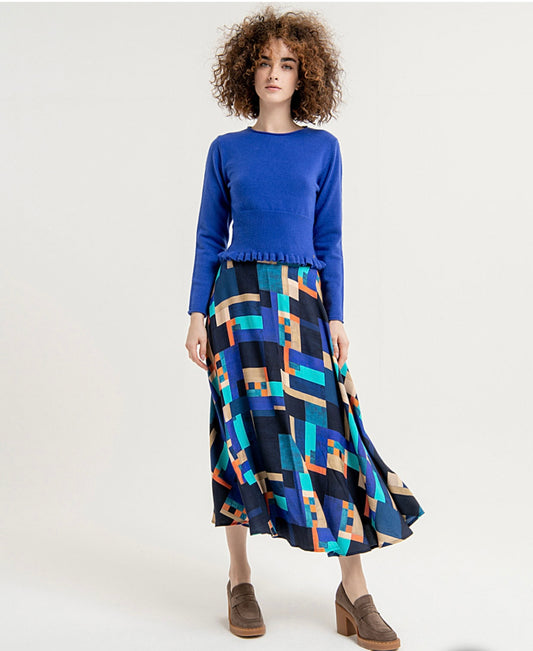 SURKANA - Gonna lunga con balza