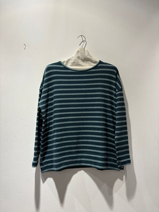 MAMA B - Maglia Mara a righe Atlantic-melange