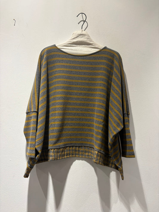 MAMA B - Maglia Bamboo V2, grigio-caramello