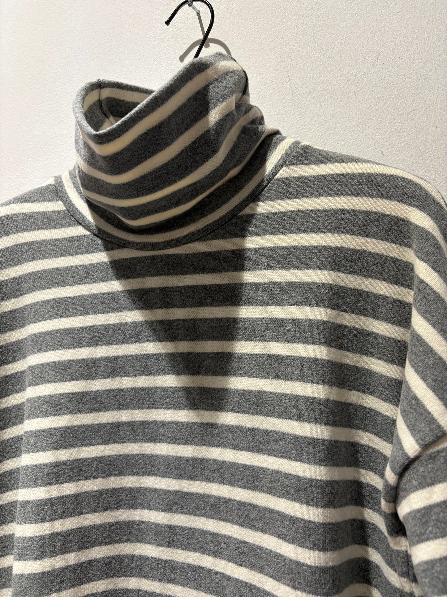 MAMA B - Maglia  Jade, riga  latte-grigio