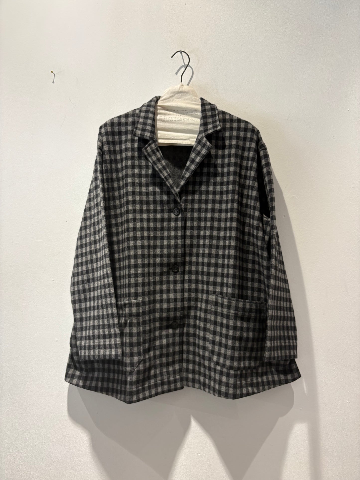 MAMA B - Giacca Cereale JQ , quadri grigio/nero