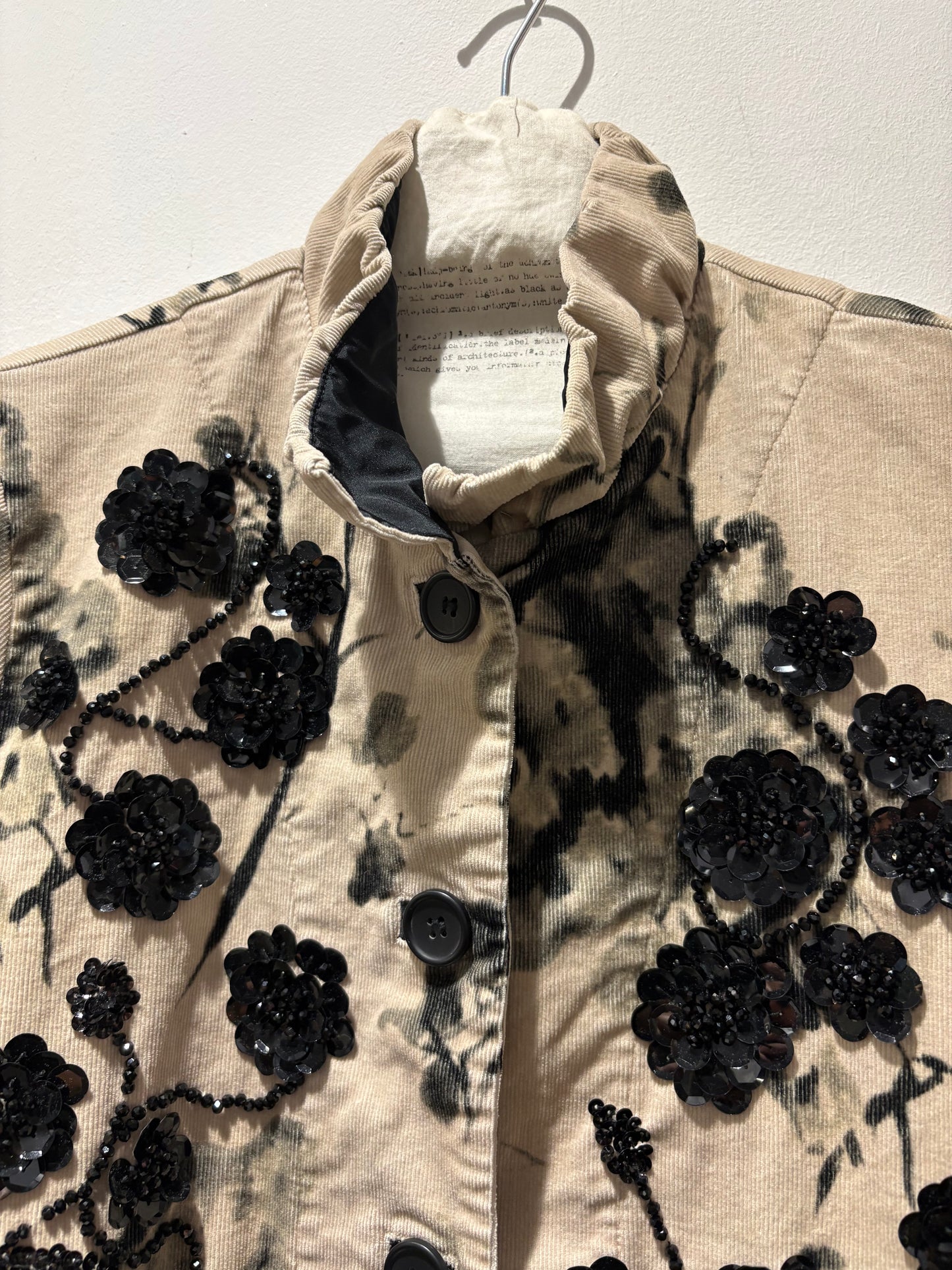 TADASHI - Giacca paillettes svasata