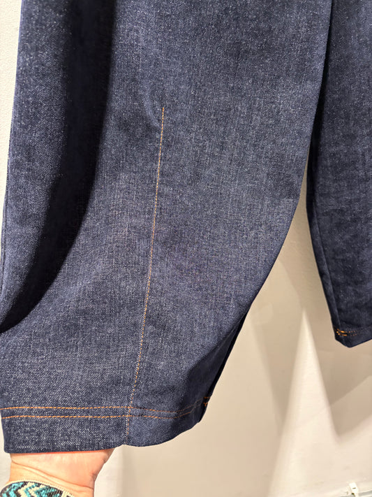 TADASHI - Pant blu effetto jeans