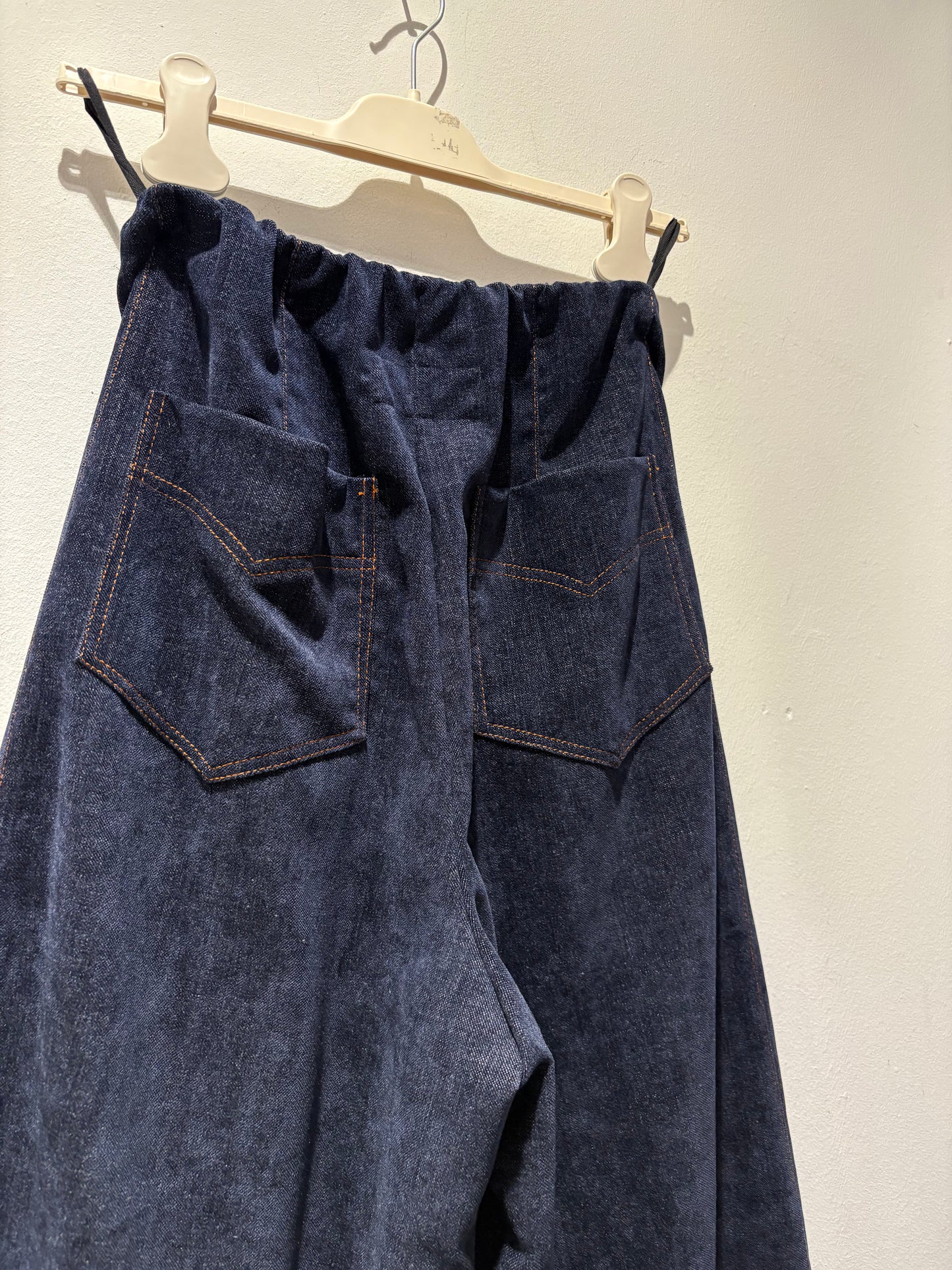 TADASHI - Pant blu effetto jeans